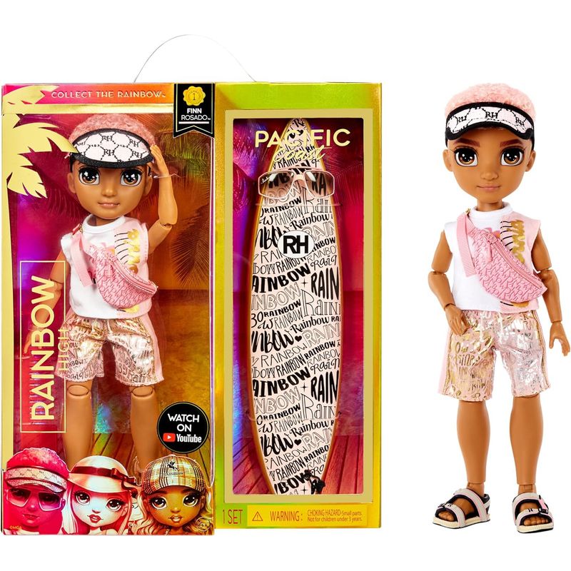 RAINBOW HIGH - Muñeco Rainbow High Pacific Coast Finn Original