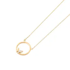 JB JOYAS BARON - Collares de Oro 18kt Modelo Mariposa & Circones