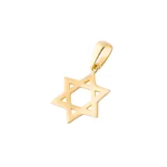 JB JOYAS BARON - Colgantes de Oro 18kt Modelo Estrella de David Chica