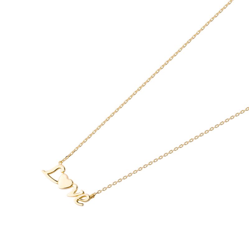 JB JOYAS BARON - Collar Oro Amarillo 18kt Modelo Love