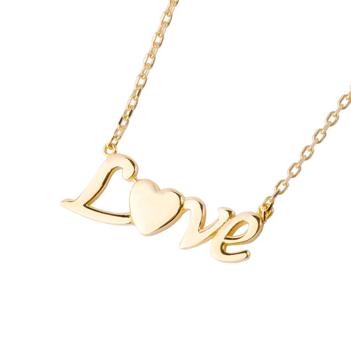 JB JOYAS BARON - Collar Oro Amarillo 18kt Modelo Love