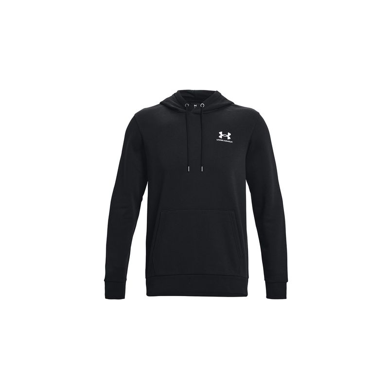 UNDER ARMOUR - Polerón UA Essential Negro para hombre UNDER ARMOUR