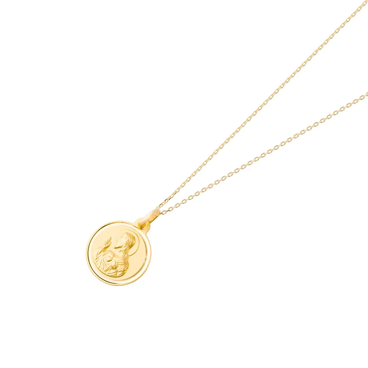 JB JOYAS BARON - Colgante de Oro 18kt Sagrado Corazon de Jesus 16mm