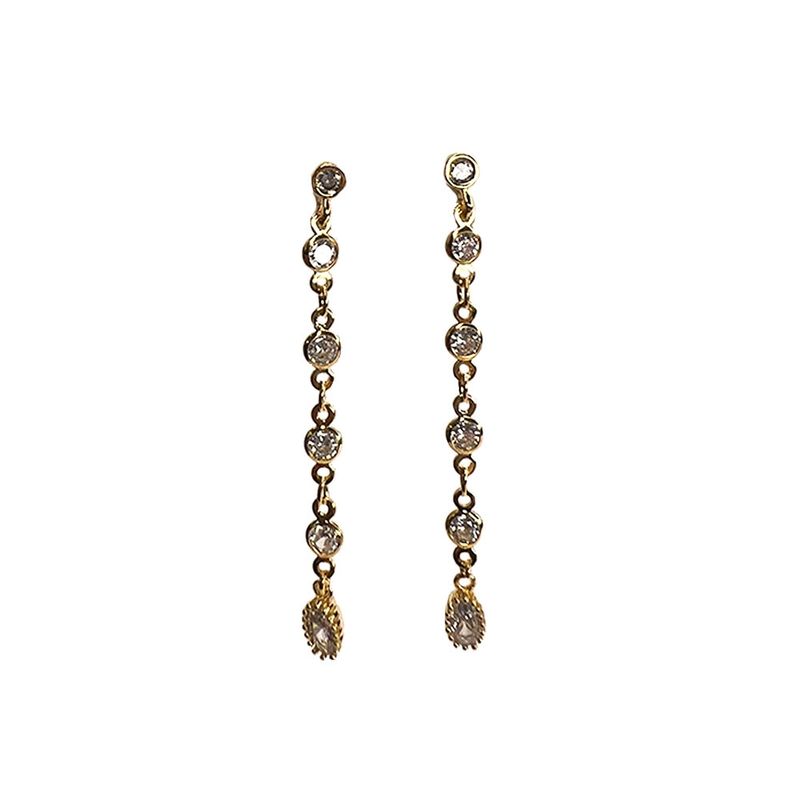 GENERICO - Aros Lia Colgantes 6 circones Philippa Joyas