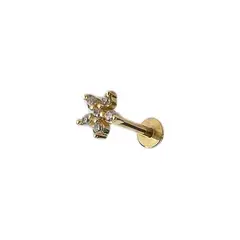 GENERICO - Piercing Labret Flor 6 Circones Philippa Joyas