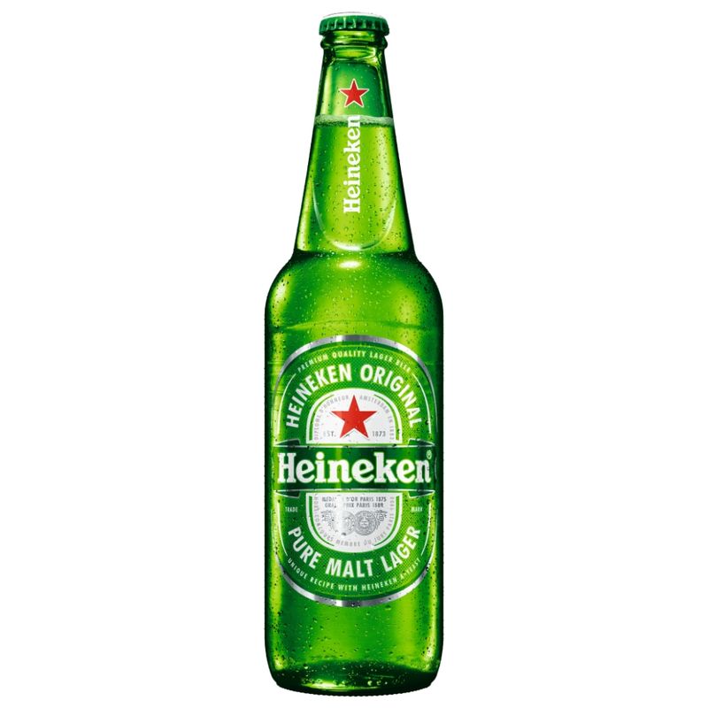 HEINEKEN - Cerveza Heineken Botella 5° 650cc