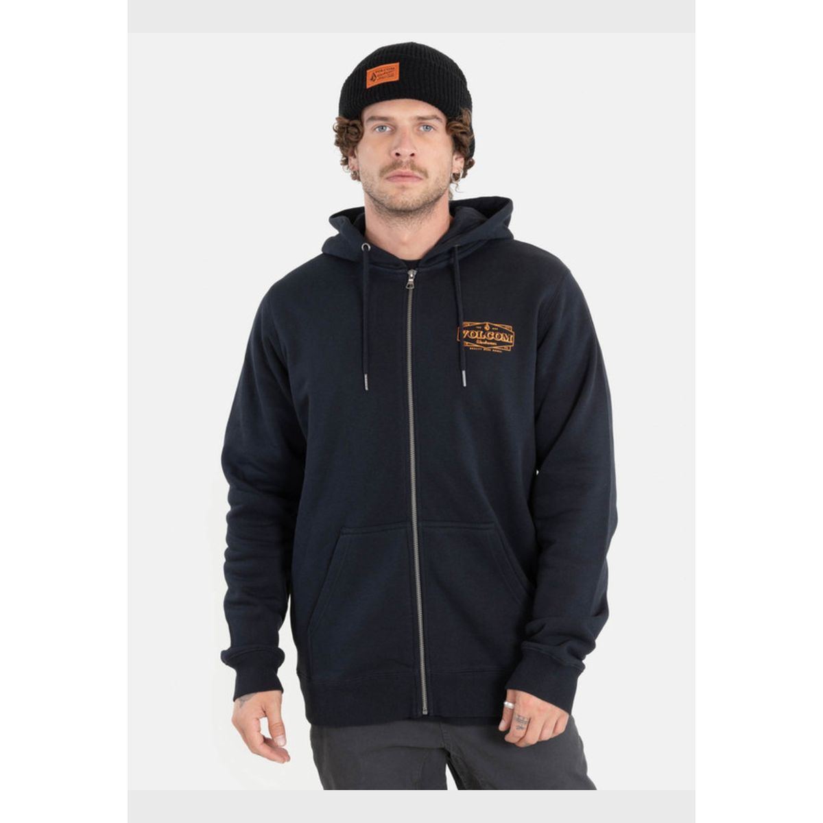 VOLCOM - Poleron Volcom Worker Union Zip Fleece Hombre Volcom