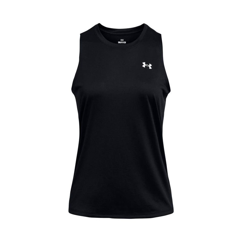 UNDER ARMOUR - Polera sin mangas UA Tech Negro para mujer UNDER ARMOUR