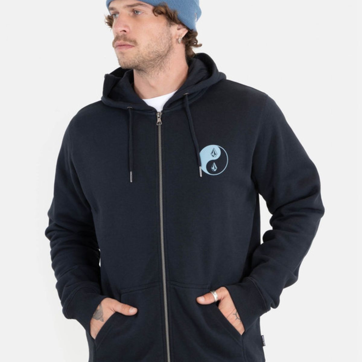 VOLCOM - Poleron Crowned Zip Fleece Hombre Volcom