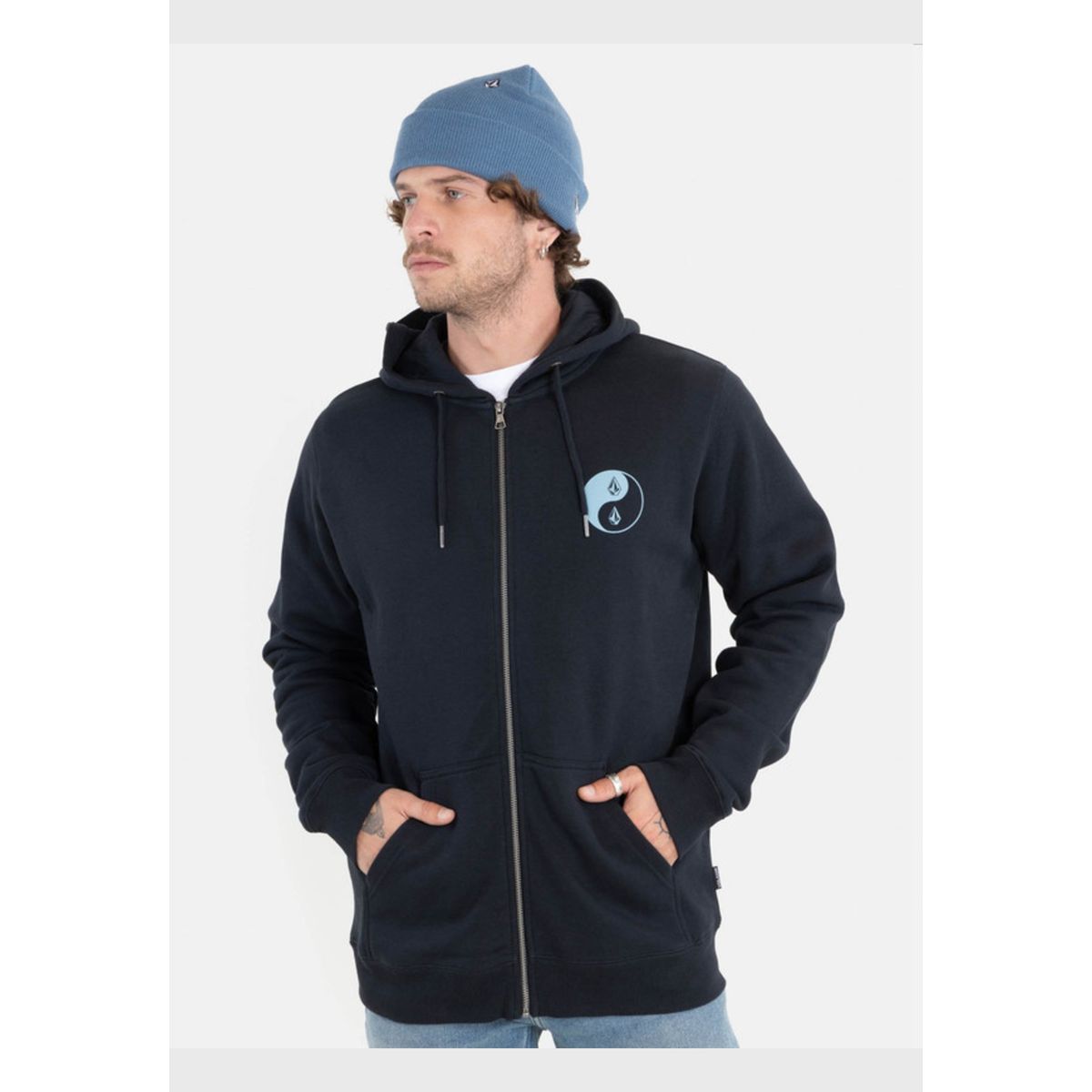 VOLCOM - Poleron Crowned Zip Fleece Hombre Volcom
