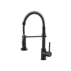 GENERICO - Grifo de fregadero de resorte desplegable de cocina