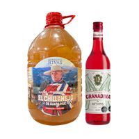 Vino Pipeño 5000cc + Granadina 900cc