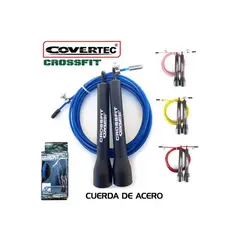 COVERTEC - Cuerda de salto de velocidad cable de acero
