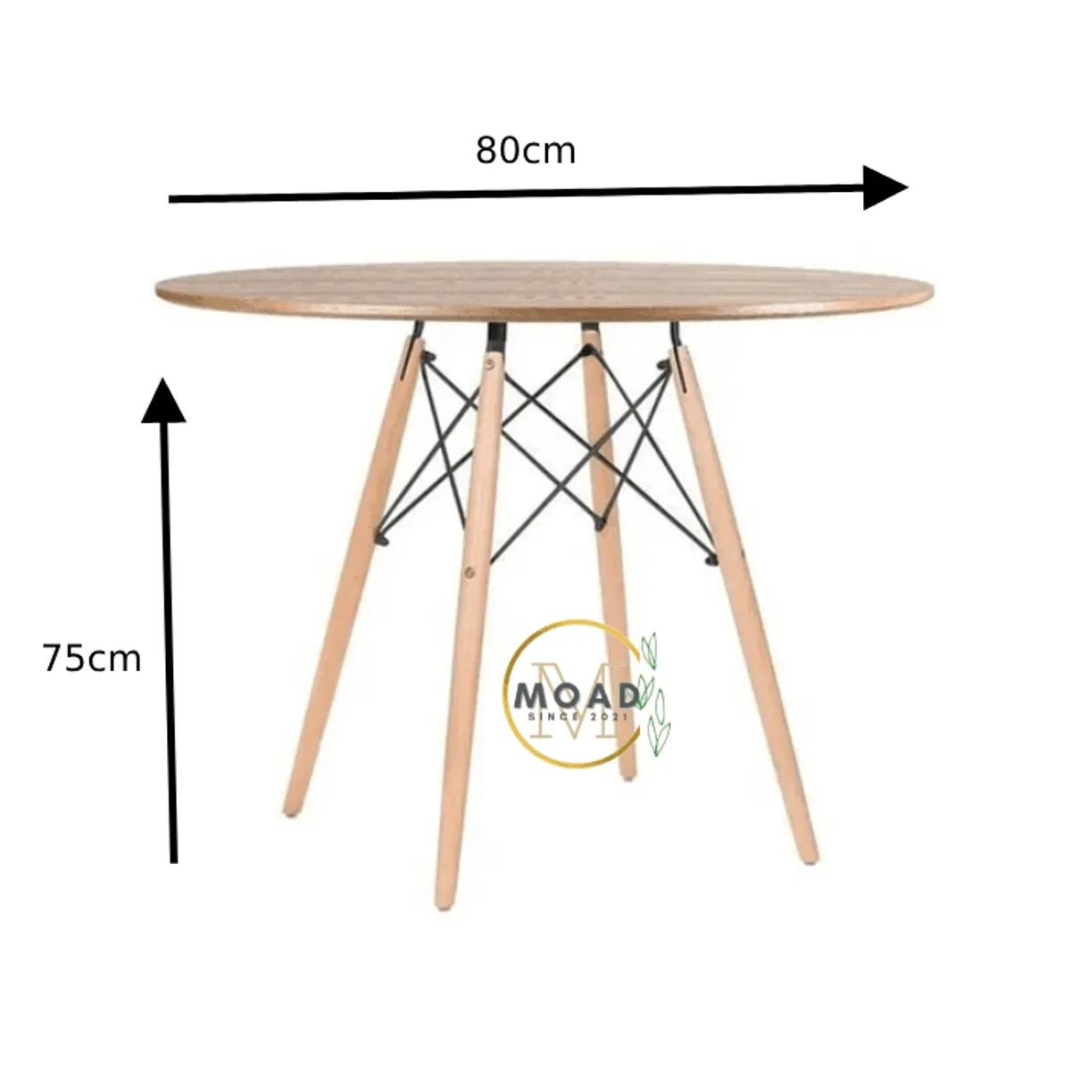 GENERICO - Mesa Eames Redonda Blanca