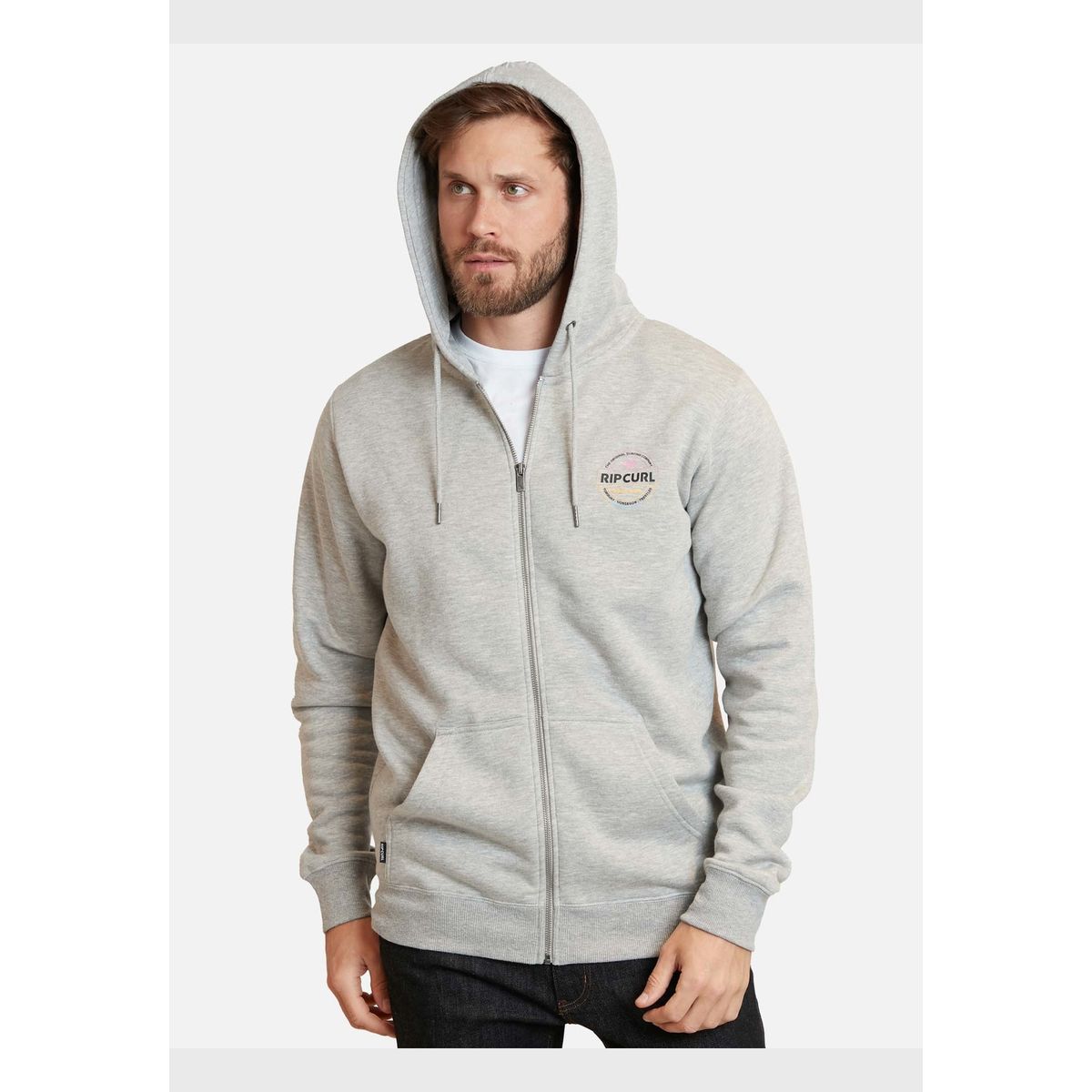 RIP CURL - Poleron The Original The Full Gris Hombre Rip Curl