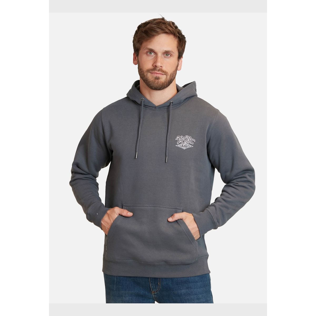 RIP CURL - Poleron Shred till youre dead Hoodie Gris Hombre Rip Curl
