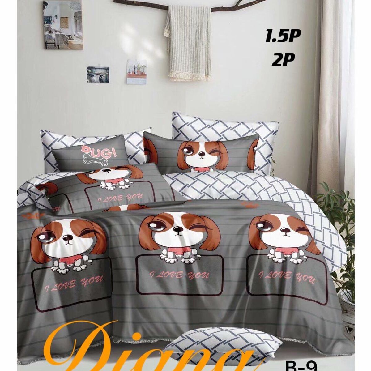 GENERICO - Cubrecama Reversible Delgado de Verano 1.5 Plaza