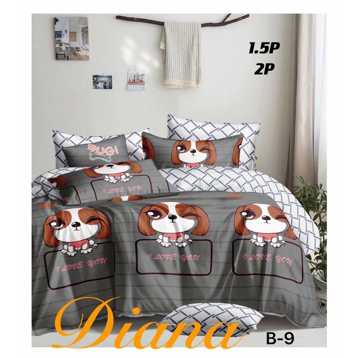 GENERICO - Cubrecama Reversible Delgado de Verano 1.5 Plaza