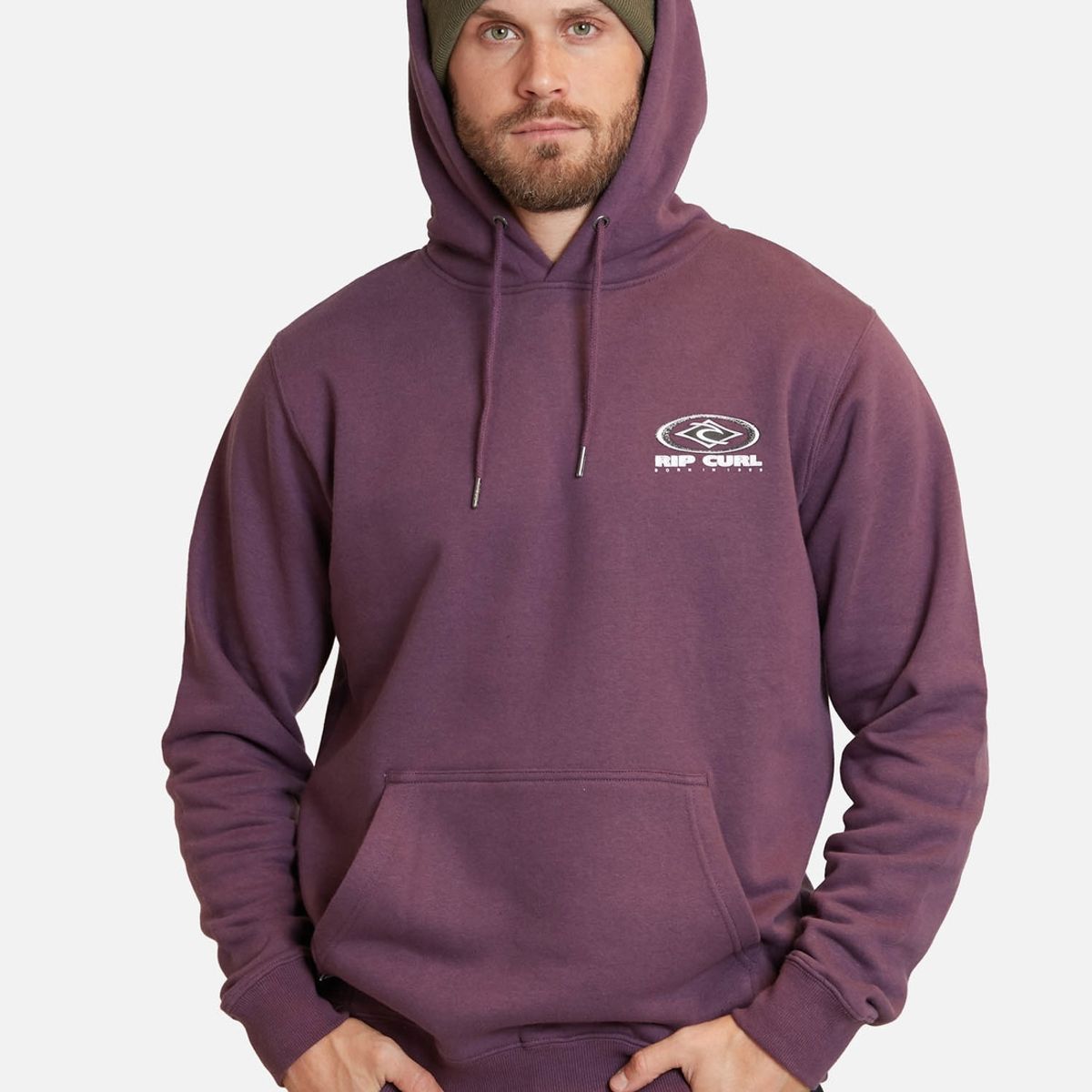 RIP CURL - Poleron Bron Hoodie Burdeo Hombre Rip Curl