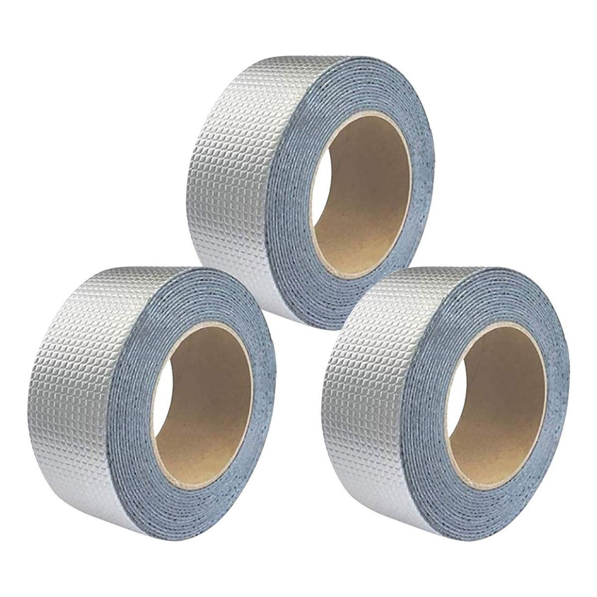 GENERICO - Pack 3 Cinta De Aluminio Autoadhesiva Impermeable Para Fugas