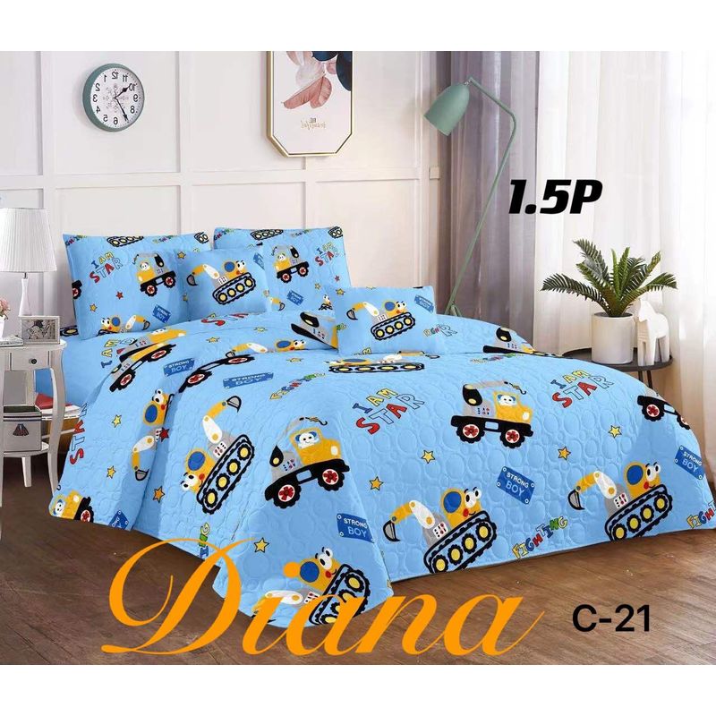 GENERICO - Cubrecama Quilt Delgado de Verano 1.5 Plaza