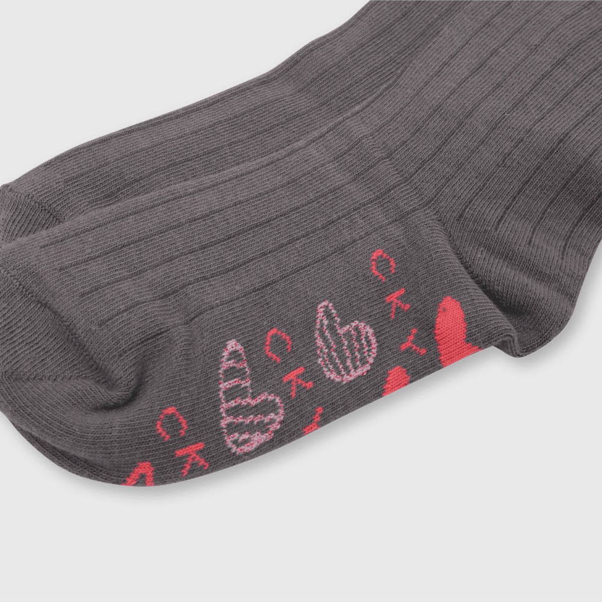 COLLOKY - Calcetin Extra Largo Niña Gris 49368 Colloky