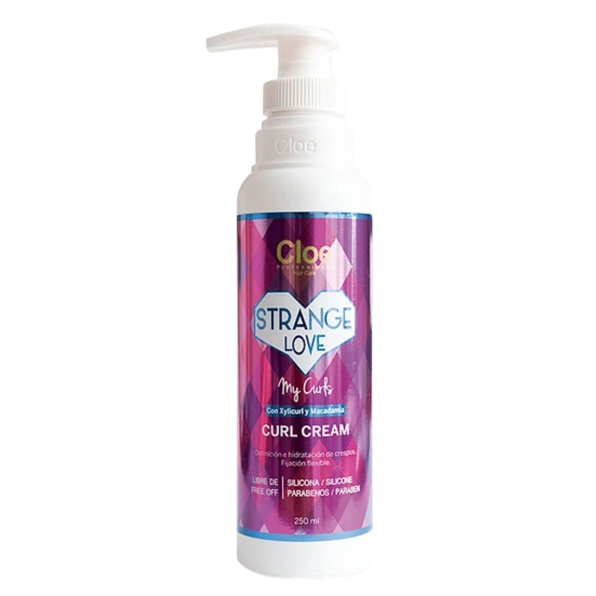 CLOE - Crema para Rizos Cloe Strange Love My Curls 250ml Aroma a Frutas Restaura Define Brillo