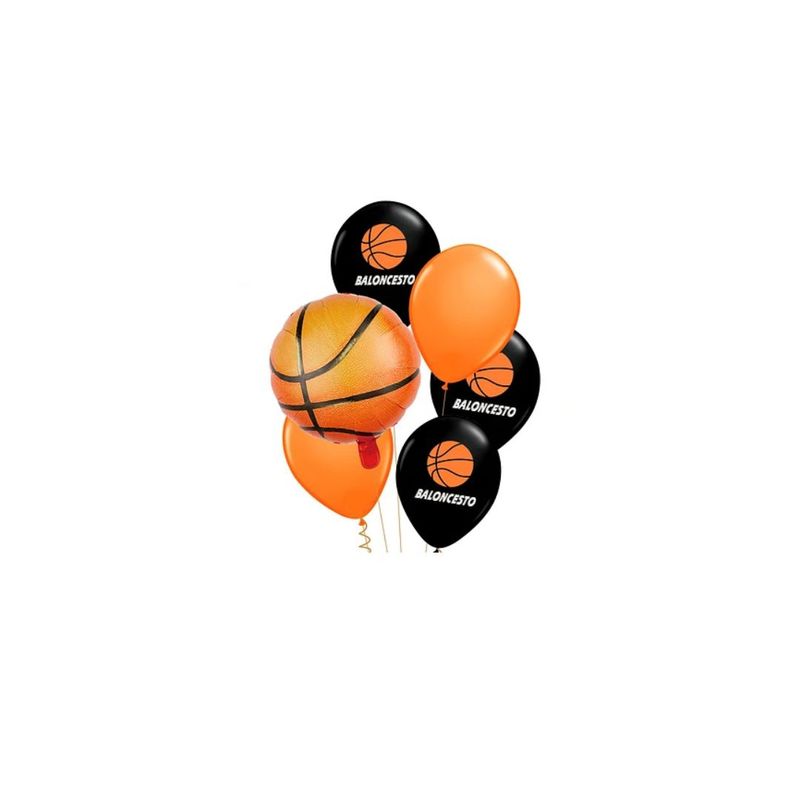 GENERICO - Set De Globos Baloncesto 6pcs