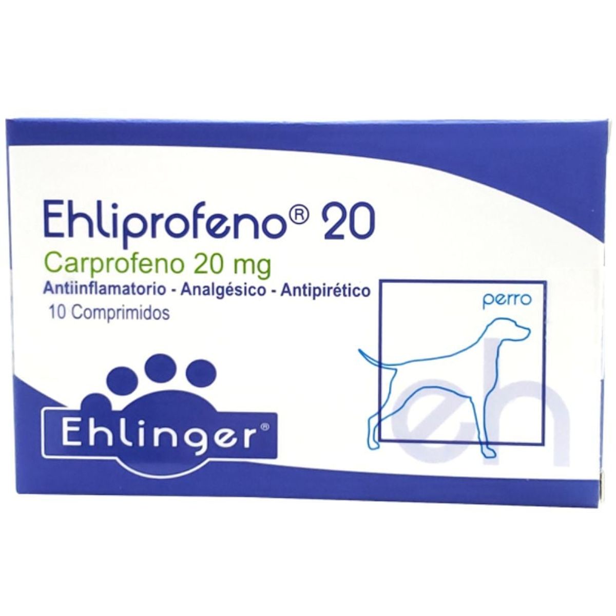 EHLINGER - Ehliprofeno 20 mg Virbac 10 comprimidos