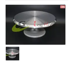 GENERICO - Exhibidor De Torta 30Cm Plateado