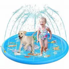 GENERICO - Piscina Fuente De Agua Niño Mascota 100cm Y 100 PELOTAS PLASTICAS