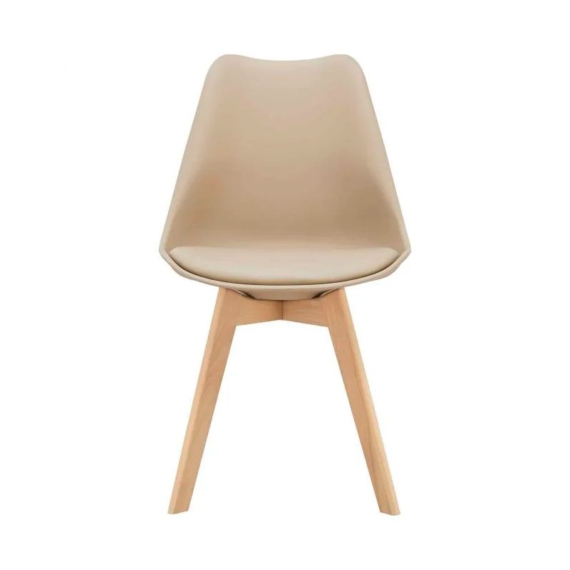 GENERICO - Silla Clasica Estilo Tulip BEIGE
