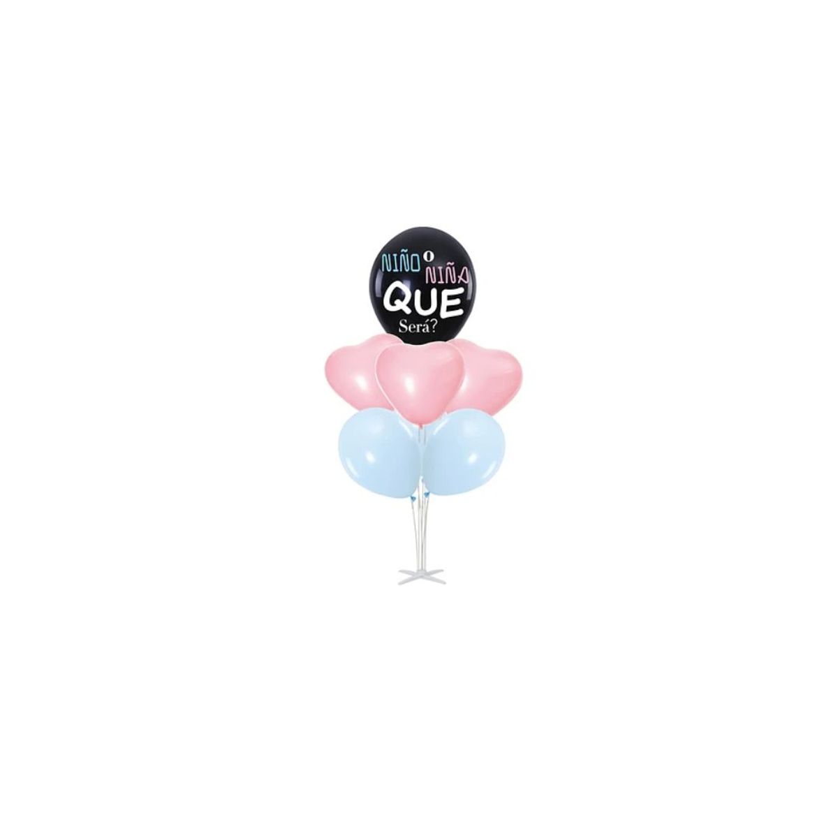 GENERICO - Set De Globos Revelación Con Pedestal 7 Piezas
