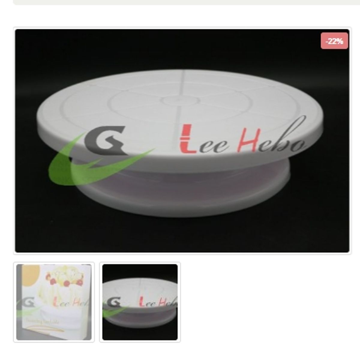 GENERICO - Exhibidor De Torta 28Cm 11in Plastico