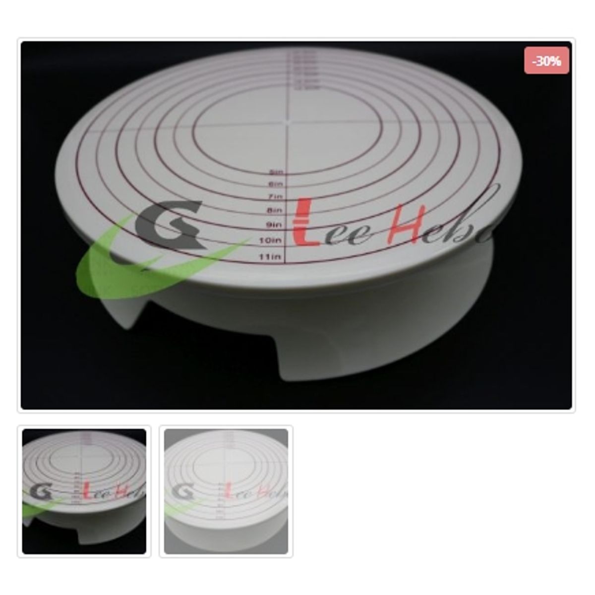 GENERICO - Exhibidor De Torta 12in Plastico