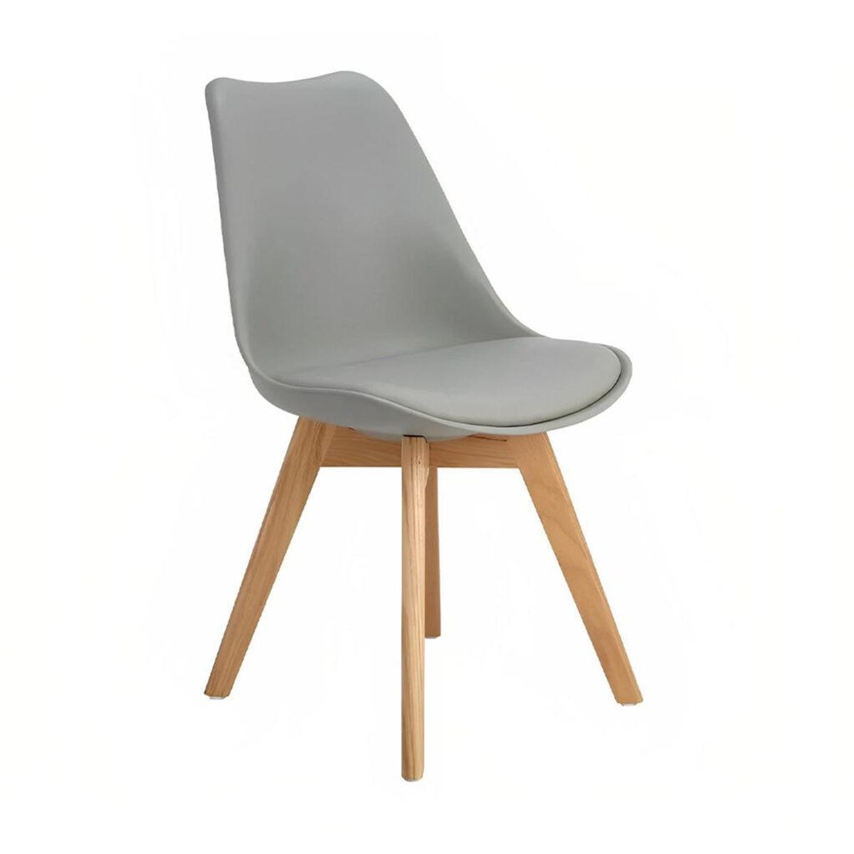 GENERICO - Silla Clasica Estilo Tulip GRIS