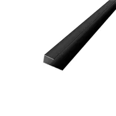 NOTWOOD - Perfil J Metalico - 300 cm - Negro 4 uds