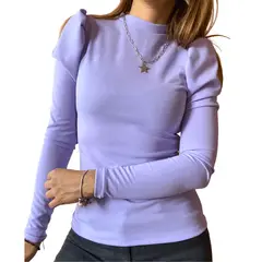 ME MATO TIENDA - Polera lila manga larga princesa tienda Me Mató
