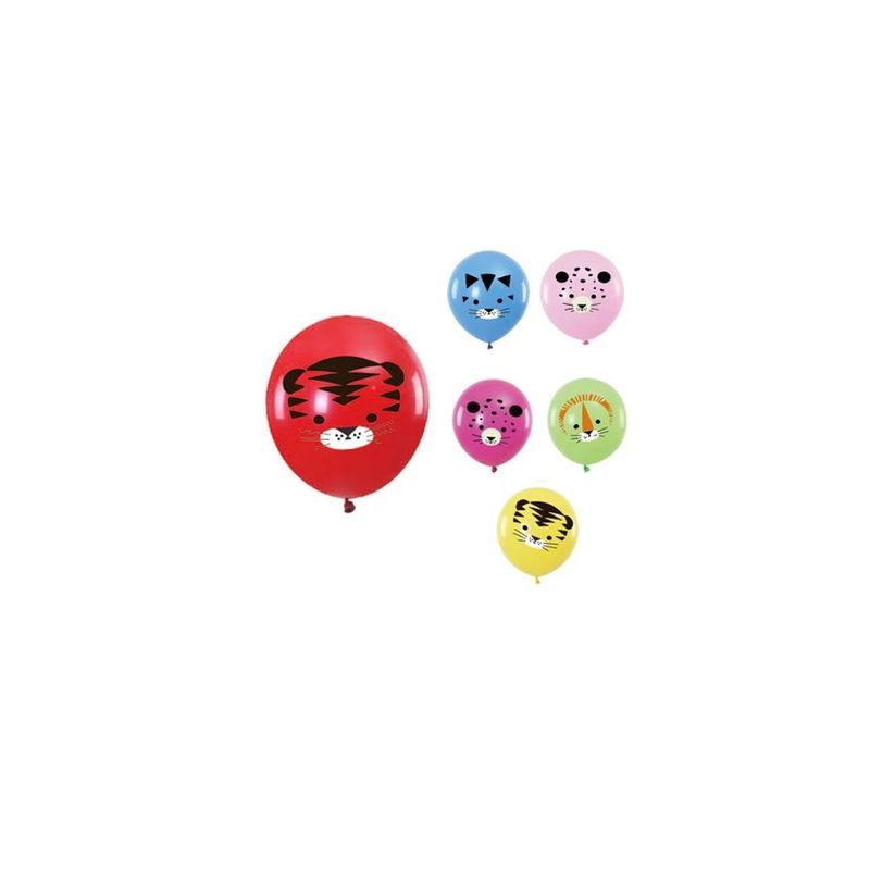 GENERICO - Set De Globos De Látex De Animales 6pcs