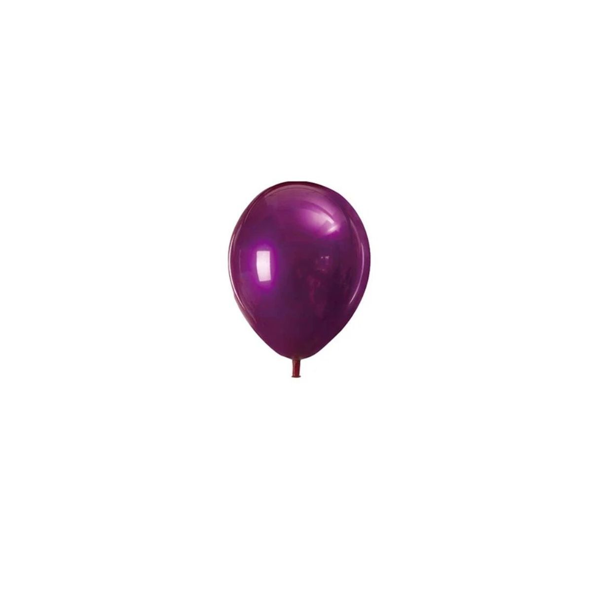 GENERICO - Globo Doble Capa 3pcs 23cm Rojo y Azul Cromado
