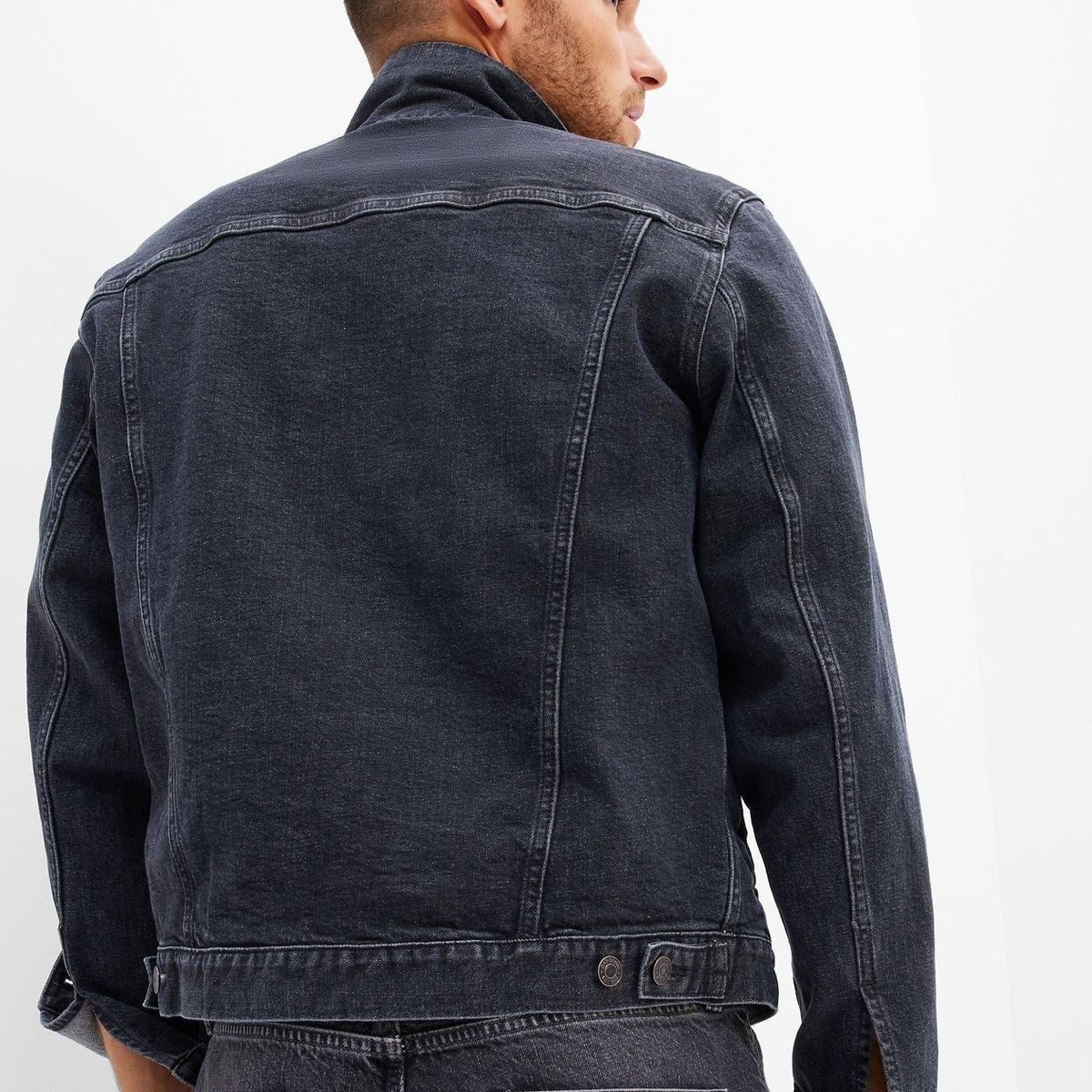 GAP - Chaqueta Denim Gris GAP