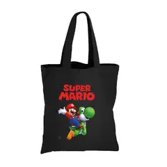 GENERICO - Bolso Totebag Mario Bros, Video Juego, Supermario 35 X 40 Cm