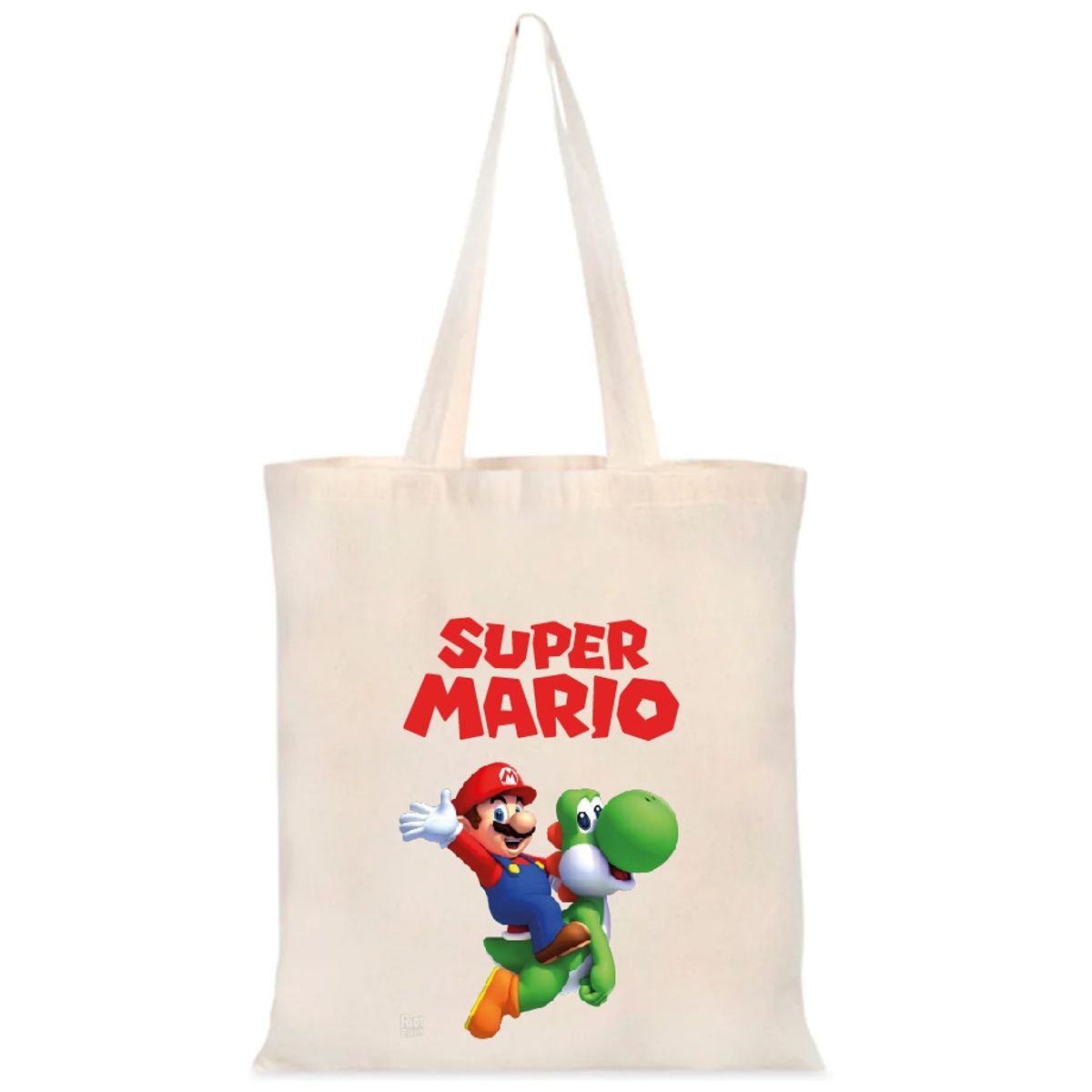 GENERICO - Bolso Totebag Mario Bros, Video Juego, Supermario 35 X 40 Cm