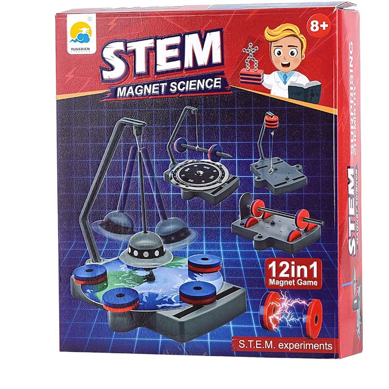 GENERICO - KIT STEM CIENCIA MAGNETICA PARA NIÑOS APRENDIZAJE AL90