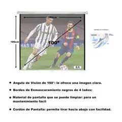 MALIK - Telon Mural 180mx180m 11 para proyector Nebula Capsule