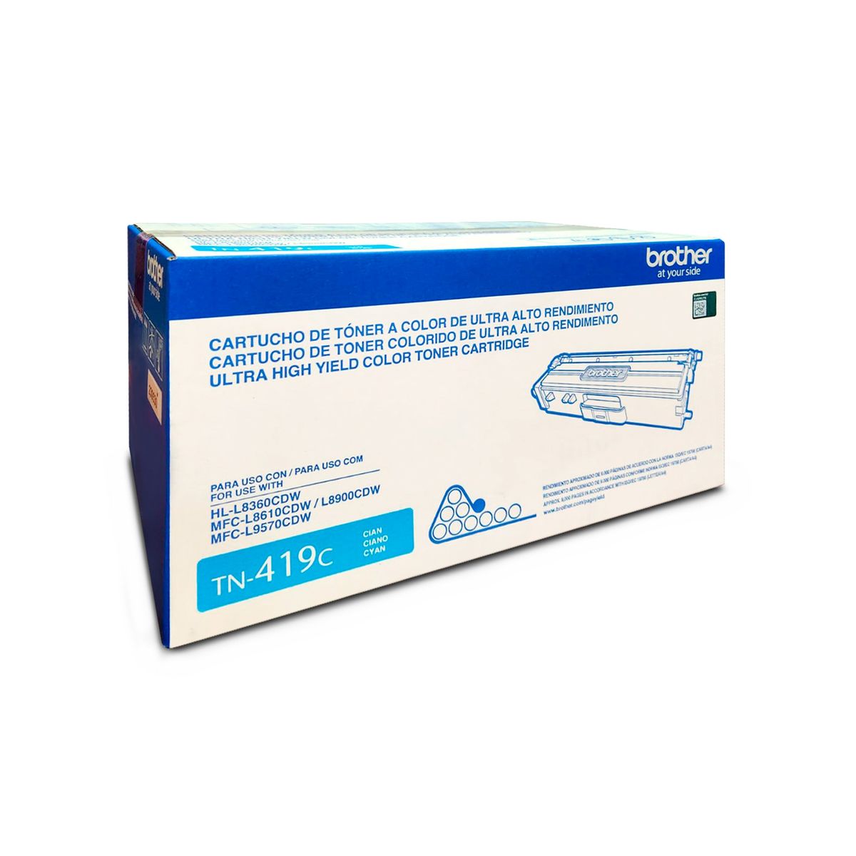 BROTHER - Toner Brother TN-419 Cyan Original L8360 L8610 L8900 L9570