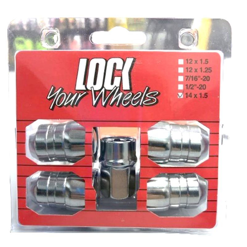 GENERICO - Tuercas De Seguridad 14x15 Camioneta Jeep
