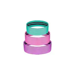 GENERICO - Bandas Elásticas Ejercicio Pro 3 Pcs De Tela Con Bolso Yoga
