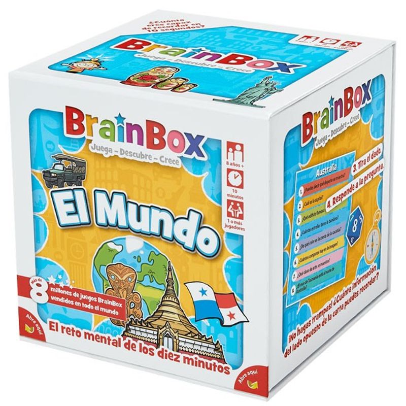ASMODEE - Brainbox Mundo Juego de Mesa