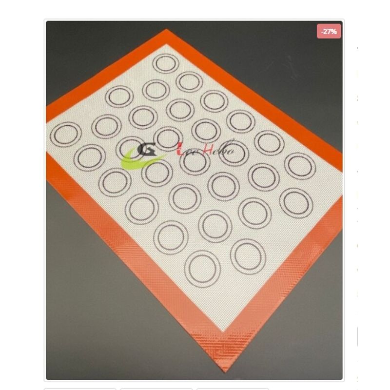 GENERICO - Molde Para Macarrons 30 Circulos Silicona